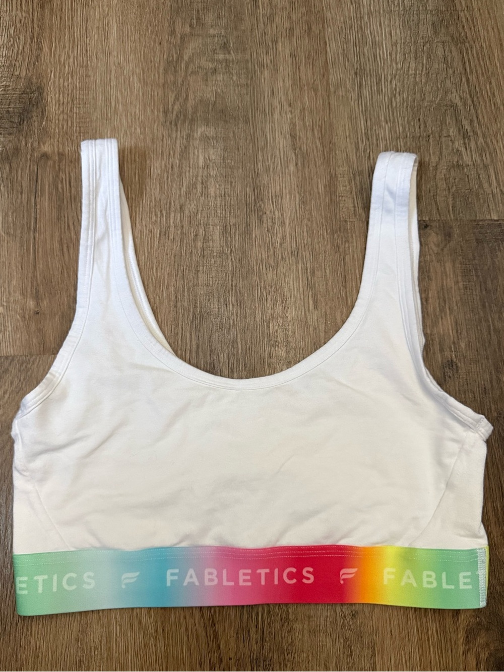 NWOT Fabletics Colorful Sports Bra